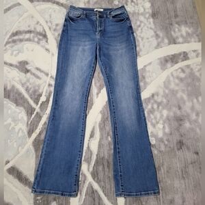Vibrant M.I.U Blue Flare Women Jeans Size 9